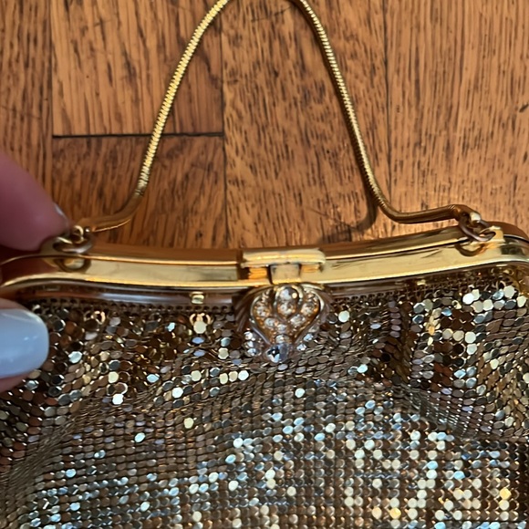 Whiting & Davis Gold Mesh Bag - Picture 5 of 15